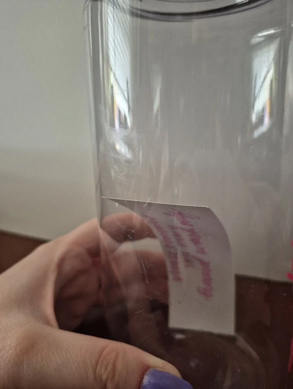 Anti-Social Book Club Clear Water Bottle with Black Lid